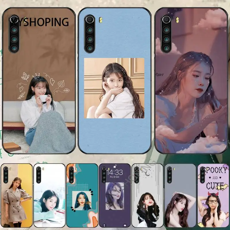 LJHYDFCNB корейский женский певец Iu чехол для телефона Redmi 7 8 9 A K20 30 Pro Note 9s|Бамперы| |