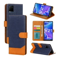 wallet case for vivo y21 2021 cover flip leather magnetic card protective book for vivo v2111 y 21 phone case hoesje funda coque