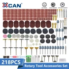 Набор аксессуаров для абразивных инструментов XCAN, 218 шт.