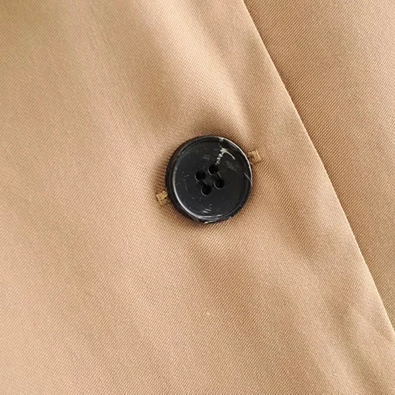 

Aachoae Women Solid Casual Office Wear Blazer With Pockets Long Sleeve Single Breasted Jacket Coat Notched Collar Ladies Tops