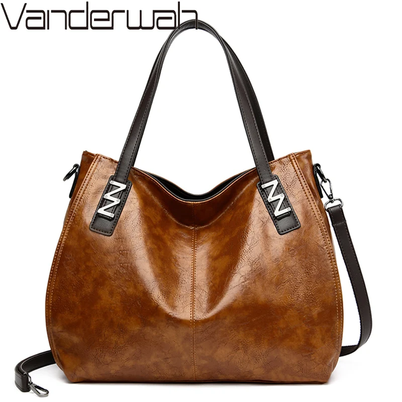 Женские сумки в стиле ретро модная сумка через плечо из мягкой кожи женская