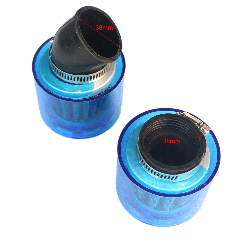 

38 мм водонепроницаемый воздушный фильтр подходит для 110/125cc кроссовых мотоциклов, квадроциклов, карт, мотоциклов, мотоциклов, запчасти для м...