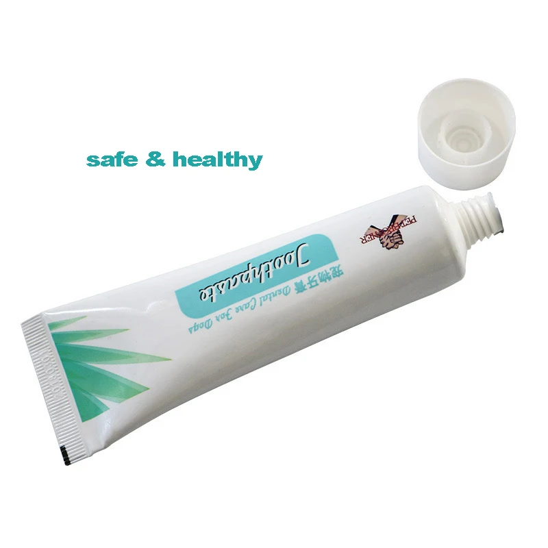 Зубная щетка для животных комплект зубная паста трехсторонний собака кисточки