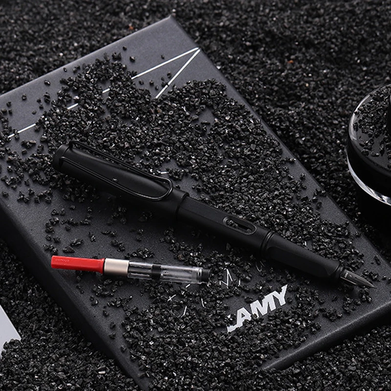 Ручка LAMY Metal Pen Business School Commemorative Graduation Gift Student Black 0.38/0.5/0.6mm Blue 16.5cm on - Ручка LAMY Metal Pen для бизнеса и школы, выпускной подарок для студента, черная, 0,38/0,5/0,6 мм, синяя, 16,5 см.