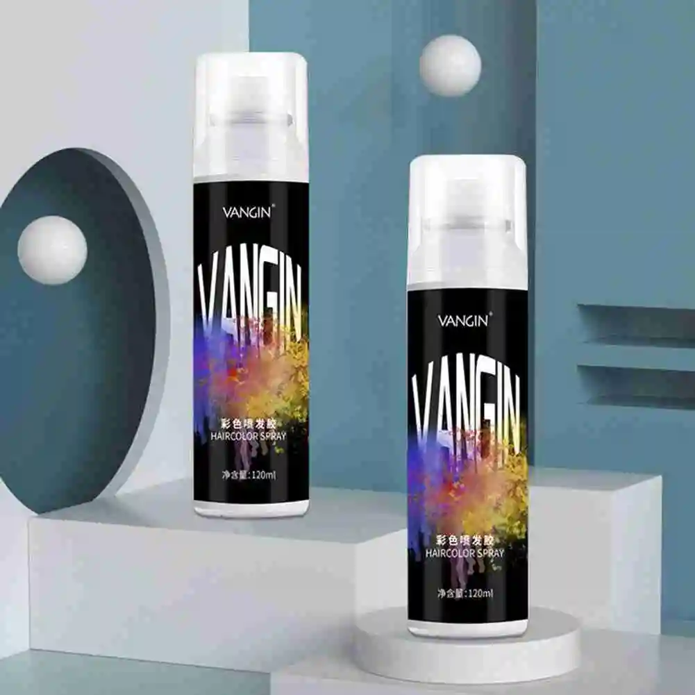 120ml Hair Dye Spray Fiber Styling Water 6 Colors Liquid Temporary Unisex Holiday Party | Красота и здоровье