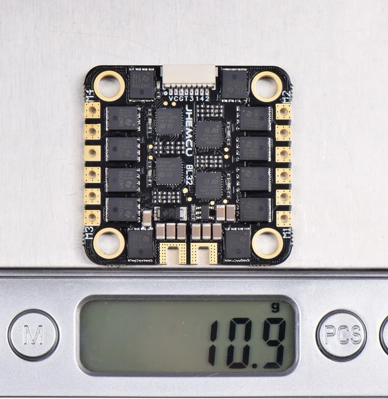 

30X30mm JHEMCU BL32-40A BL32-55A BLHELI_32 40A 55A 3-6S 4in1 ESC DShot1200 for Flight Controller Stack FPV Racing Drones Parts