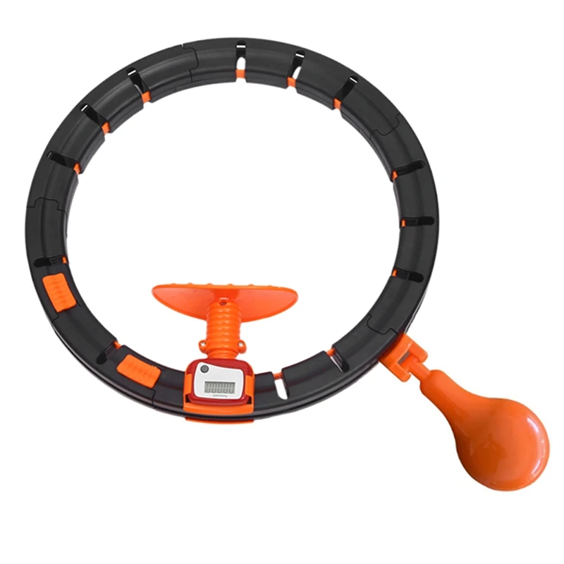 Спорт ligent хула кольцо дома фитнес тренажер круг не падение регулируемый талии