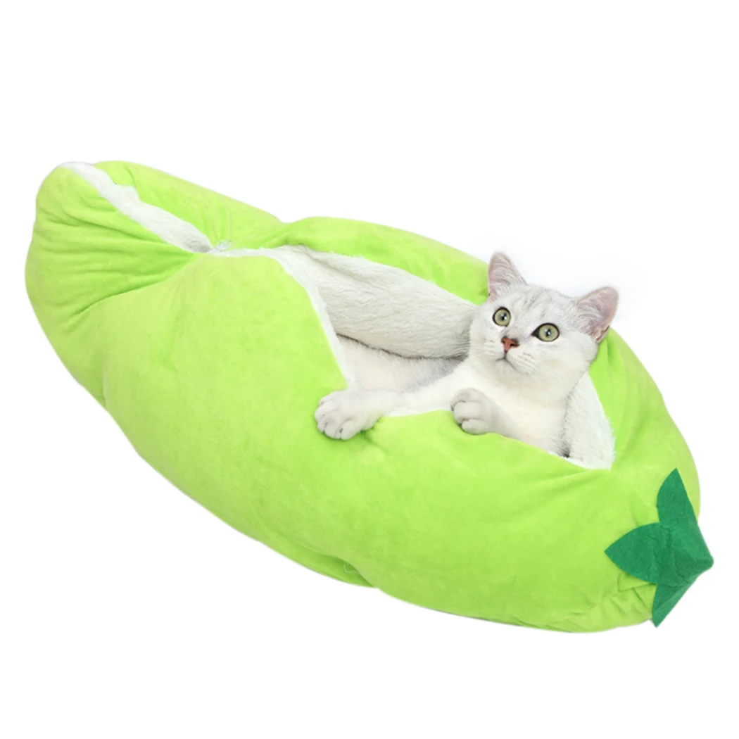 

Cat bed Plush Washable Soft Pet Bed House Cat Kennel Dog Cat Winter Warm Sleeping Bag Puppy Cushion Mat Cat Supplies Mat