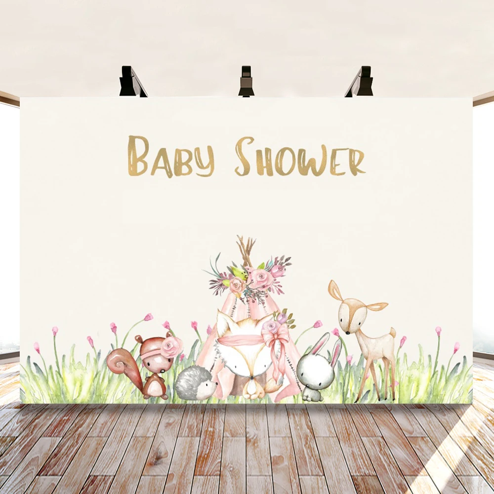 

Фон для фотосъемки новорожденных с изображением диких праздников джунглей