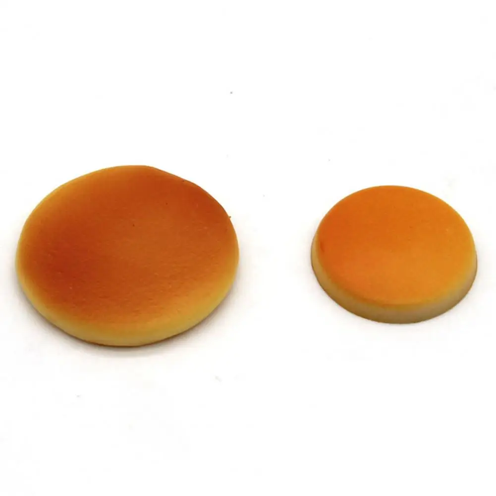 

5Pcs Kitchen Scene Doll House Mini Simulated Cake Blank PVC Food Toy Accessories