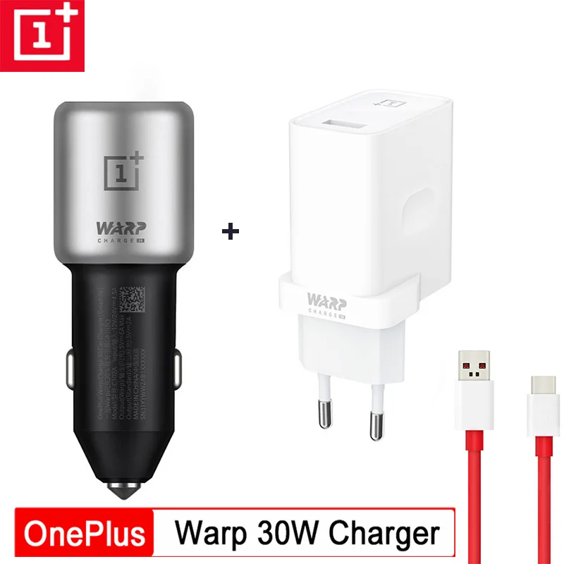 Автомобильное зарядное устройство OnePlus 7T Pro Warp 5 в 6 А оригинальное для автомобиля