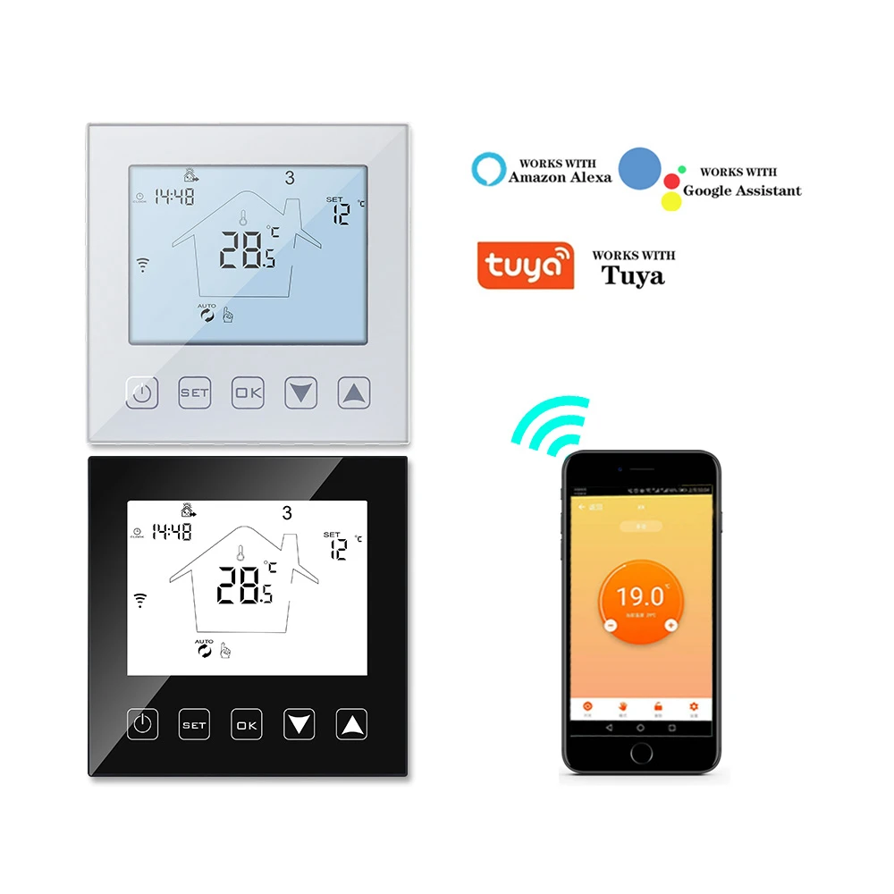 AC95 ~ 250V WiFi термостат умный регулятор температуры для воды Электрический газовый