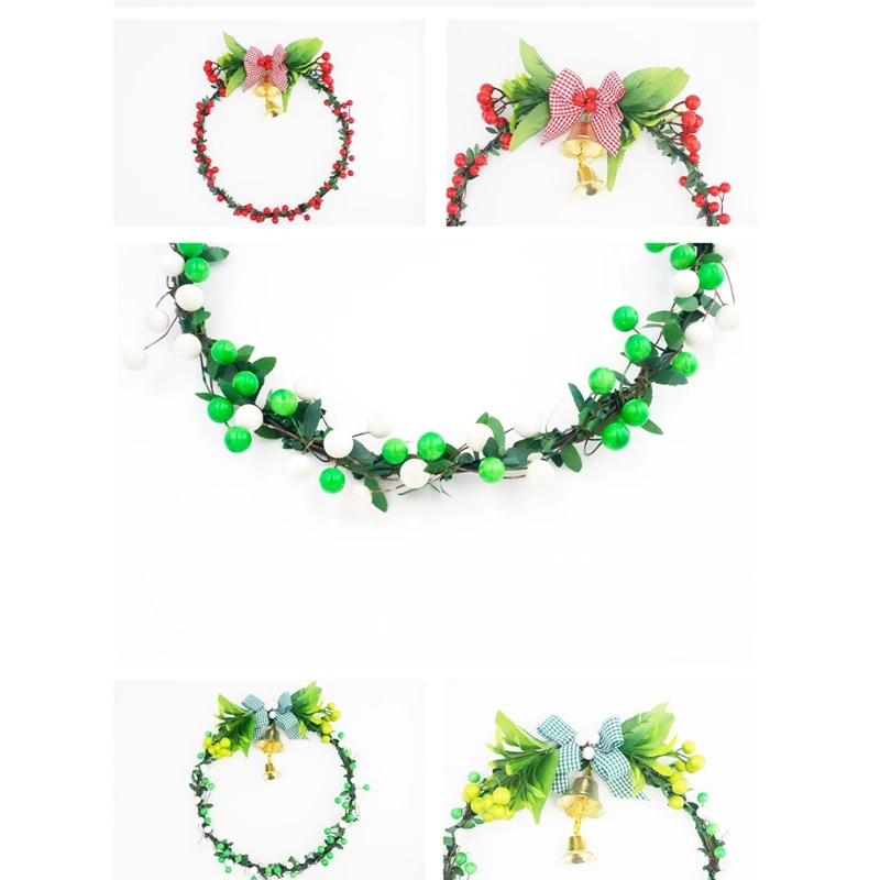 Искусственная гирлянда из ягод и растений настенная подвеска используемая для