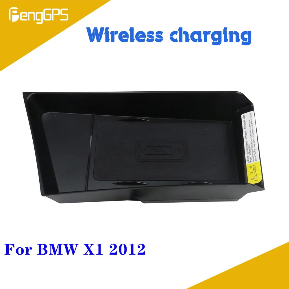 

Беспроводное зарядное устройство для BMW X1 2012, быстрое зарядное устройство 10 Вт, скрытый автомобильный держатель приборной панели, зарядная панель