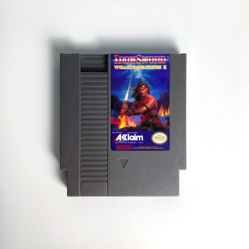 

Wizards & Warriors II - Ironsword - Game Cartridge For NES Console 72 Pin