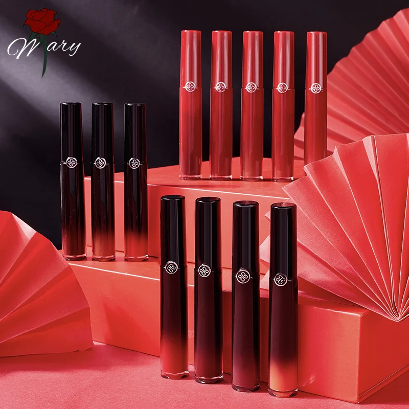 Жидкая помада с зеркальным блеском для губ 12 цветов|Блеск губ| |