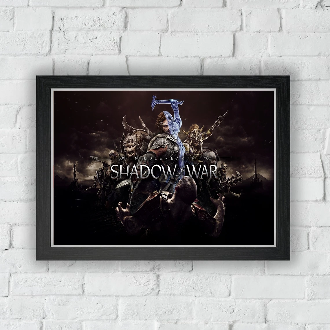 

Middle earth Shadow of War Video Game Canvas Poster Home Wall Painting Decoration (No Frame)