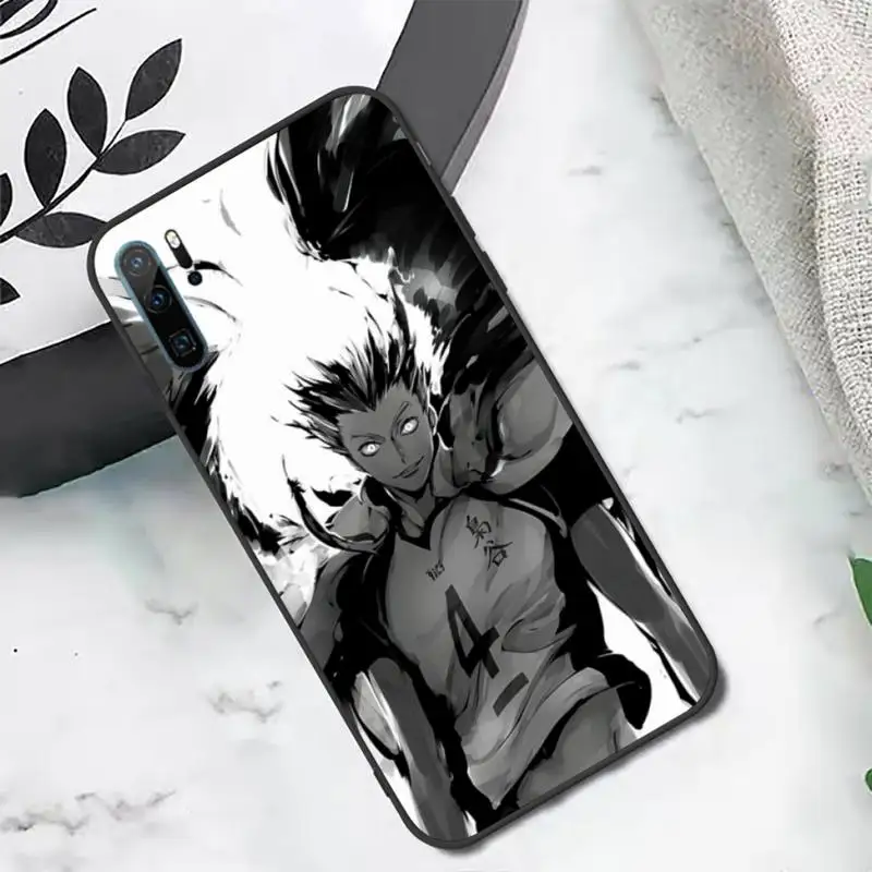 

Anime volleyball bokuto koutarou Haikyuu Phone Case For Huawei honor Mate P 10 20 30 40 i 9 8 pro x Lite smart 2019 nova 5t