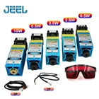 Фокусирующий синий лазерный модуль 2,5 Вт3,5 Вт 5,5 нм 33 мм Лазерная гравировка и резка TTLPWM управляемая лазерная трубка Диод + очки