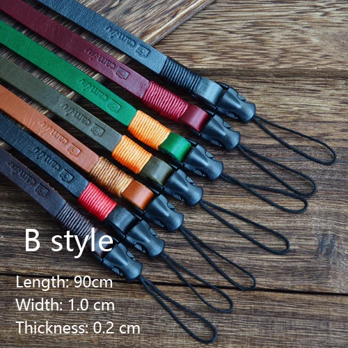 Ремешок из натуральной кожи для камеры универсальный ремень переноски ремешок