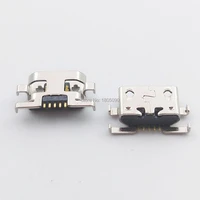 50pcs micro usb mini jack 5pin reverse insertion flat without curling side female connector for motorola g2 g1 xt1063 xt1068