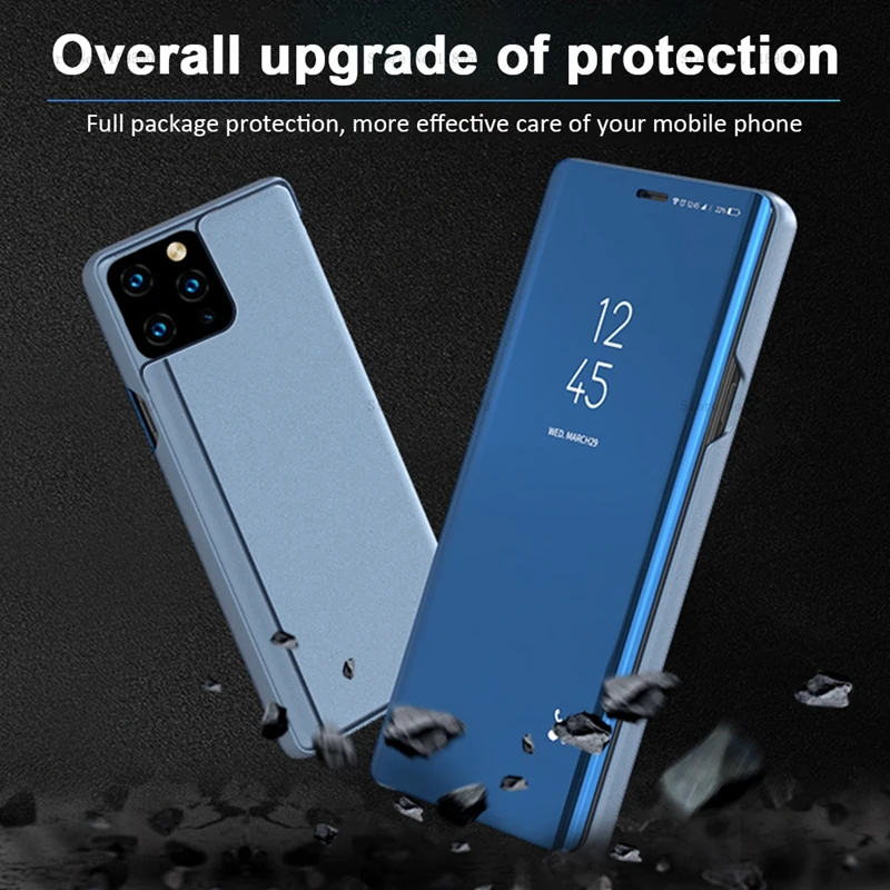 Роскошный зеркальный чехол для телефона iPhone 11 Pro Max XS Max XR 7 Plus 8 с поддержкой откидной крышки для iPhone X 6s 6 Plus 11 защитный чехол
