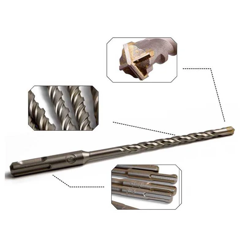 Буровое долото SDS Plus твердосплавное сверло из армированной вольфрамовой стали