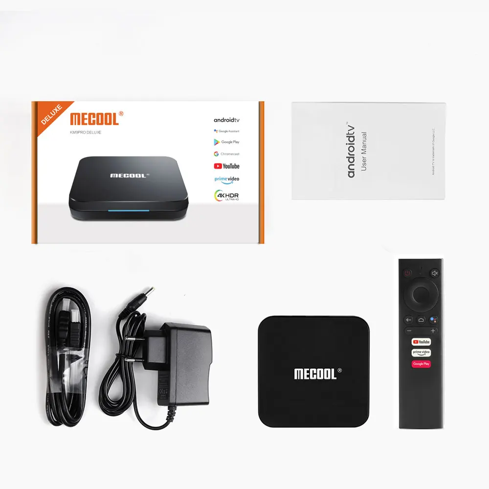 ТВ приставка для Netflixs MECOOL KM9 pro Android 10 4G DDR4 WiFi BT 4 1 Amlogic S905X2 9 0 медиаплеер|ТВ-приставки