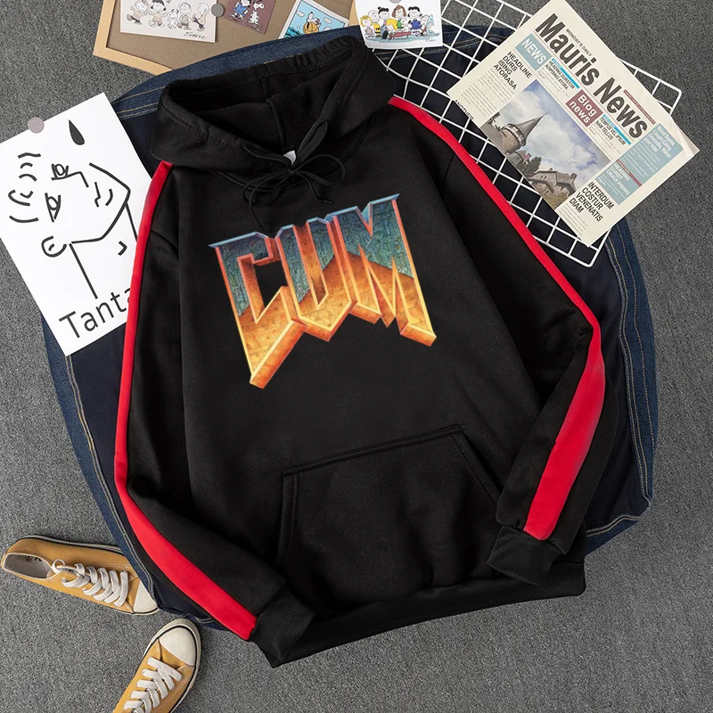 

Fleece Autumn Pullover Haikyuu Letters Cool Printing Mens Hoody Comfortable Winter Men'S Hooded Oversize Winter Sweatshirt