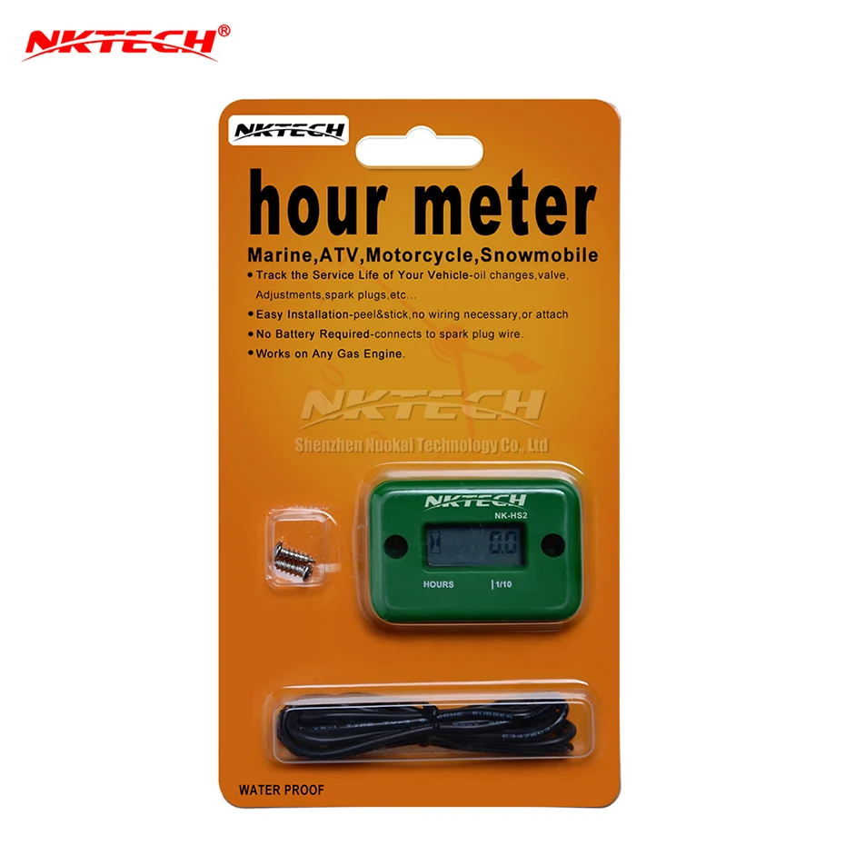 NKTECH NK-HS2 индуктивный счетчик часов для газового двигателя газон Mover морской ATV Мотоцикл лодка снегоход грязь подвесной мотор генератор