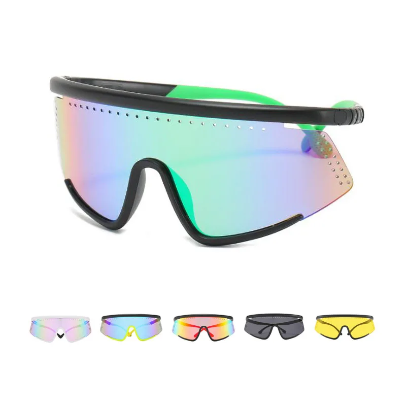 

Солнцезащитные Очки радужного цвета для мужчин и женщин, для езды на велосипеде и занятий спортом на открытом воздухе, Очки для катания на л...
