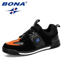 bona 2020 new designers popular trendy sneakers men casual shoes classic skateboarding footwear man walking shoes mansculino