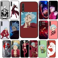 xwying anime the seven deadly sins ban phone case for xiaomi redmi note 7 8 9 a pro k20 30 pro