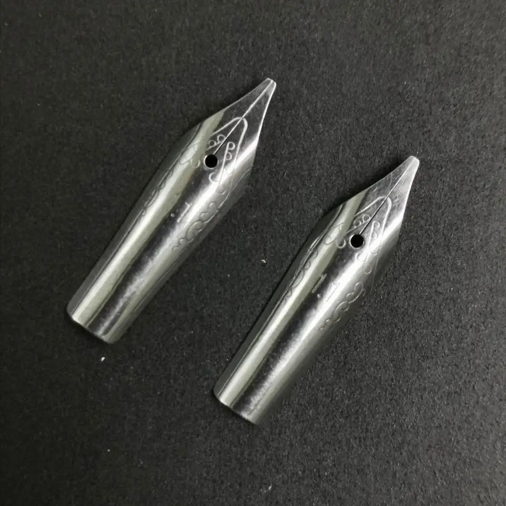 

2Pcs Stub 1.1mm 5# Silver Color Nib for Jinhao 992 165 500 Shark Swan Pen Stationery Office school supplies