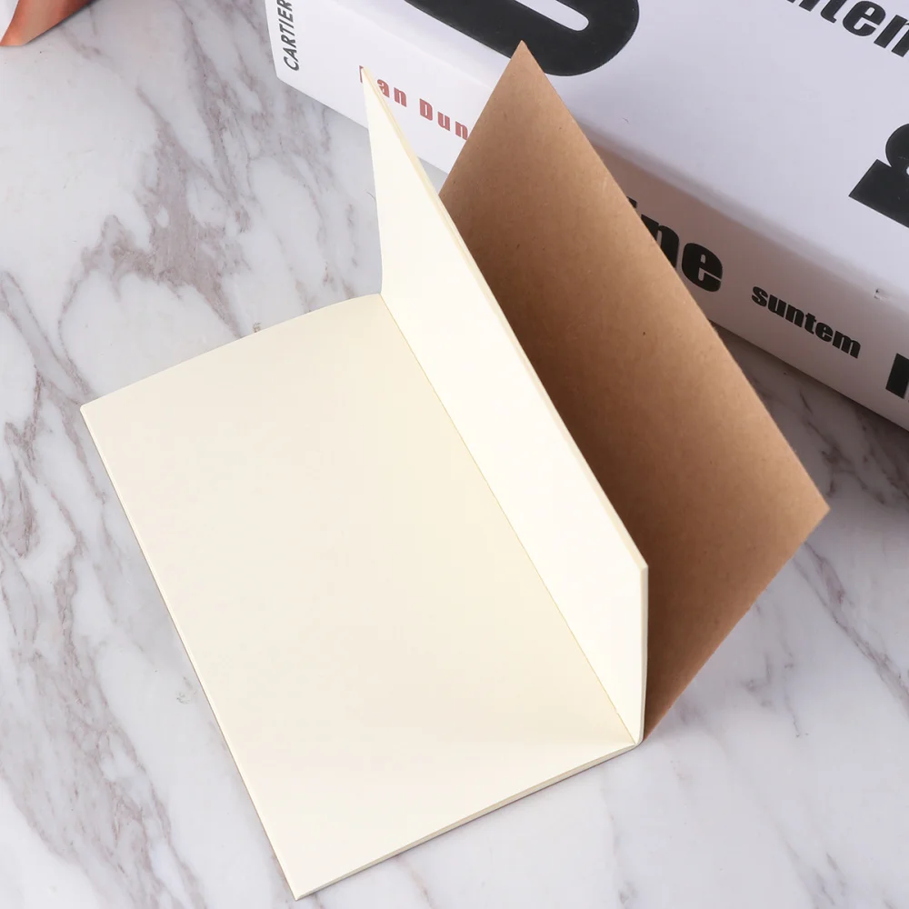 

12Pcs Kraft Paper Notebook Blank Travel Journal Notebook for Writing Drawing