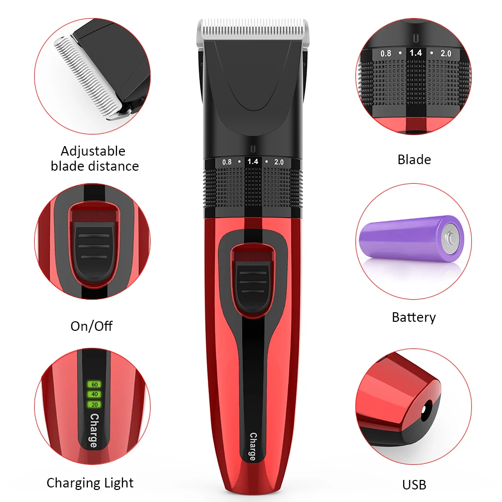 Профессиональный триммер для питомцев перезаряжаемые машинки стрижки собак