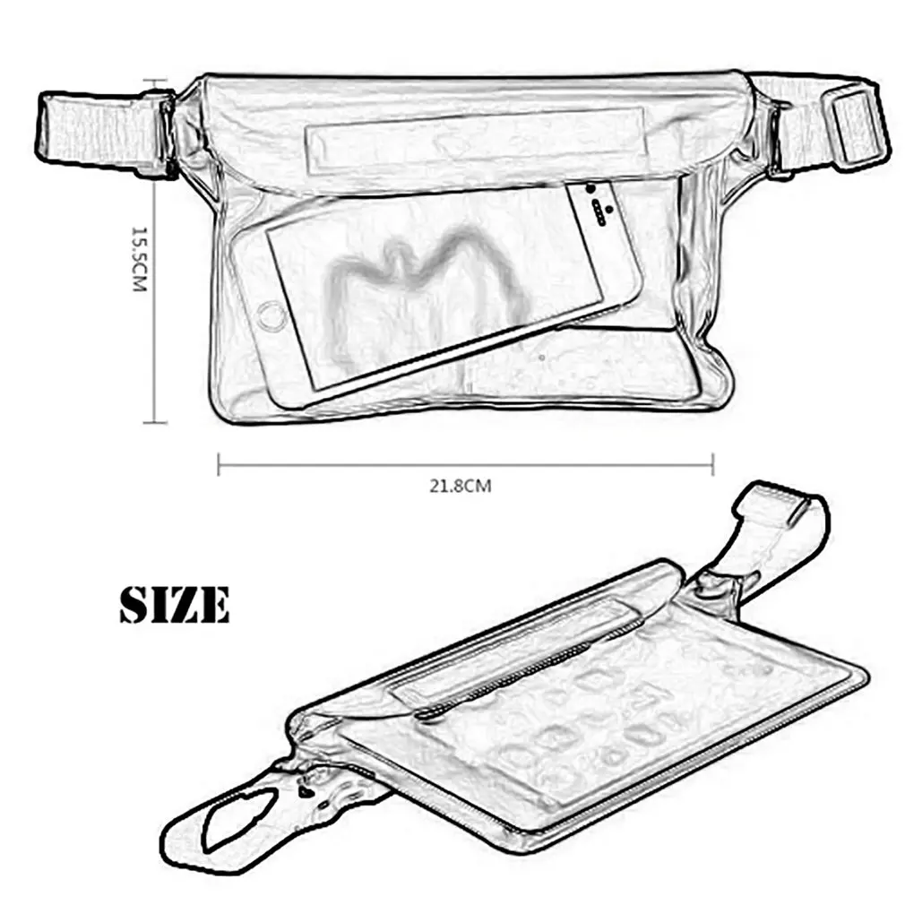 

Waterproof Swim Drift Diving Bag Underwater Dry Shoulder Waist Belt Pocket Pouch