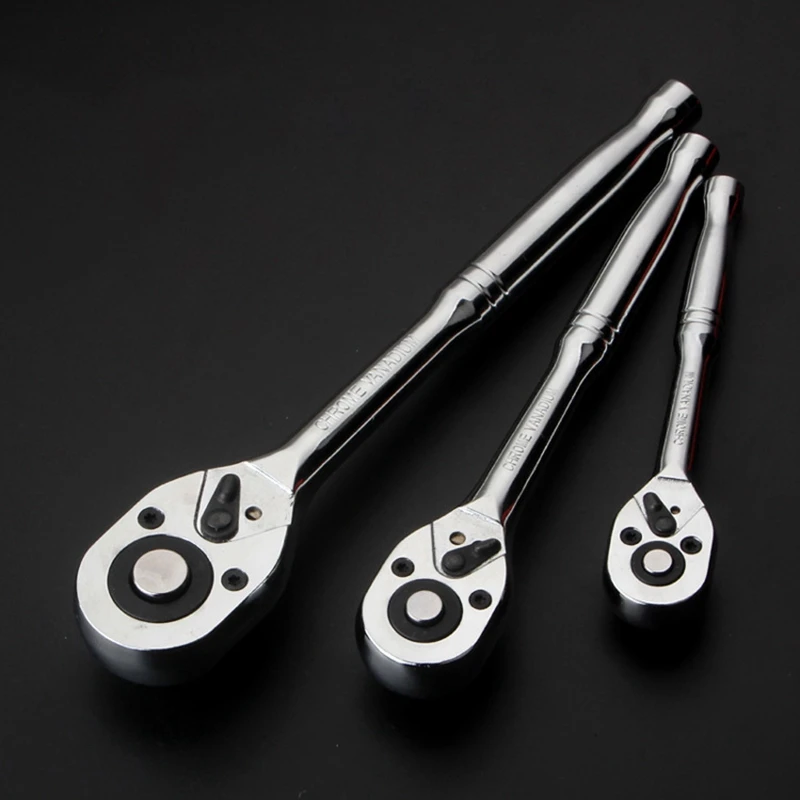 

Auto Repair Ratchet Wrench Socket Ratchet Wrench Hoist Handle Knurled Ratchet Wrench