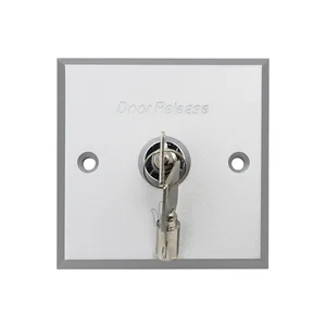 high quality 10pcs emergency door release exit button with key e08 k aluminium alloy for door access control system free global shipping