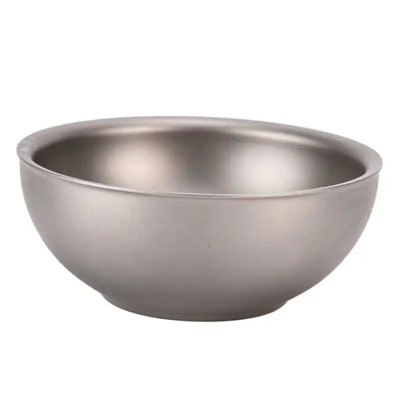 

Portable Ti Bowl Portable Ti Bowl Drop High Hardness Ti Bowl for Outdoor Camping Picnic Hiking Medium Size Camping Ti Bowl