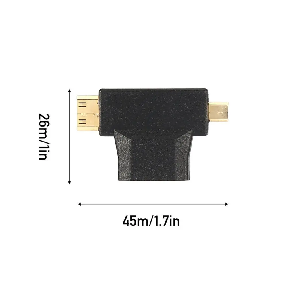 Аудиоадаптер Mini HDMI-совместимый микро к стандартному HDMI-совместимому адаптеру