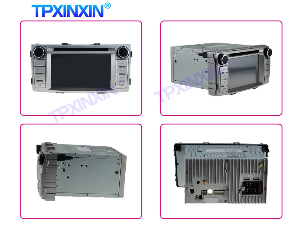 Android 10.0 PX6 Car Radio For TOYOTA Hilux 2012 2013 2014 Multimedia Video Recoder Player Navigation GPS Accessories Auto 2din