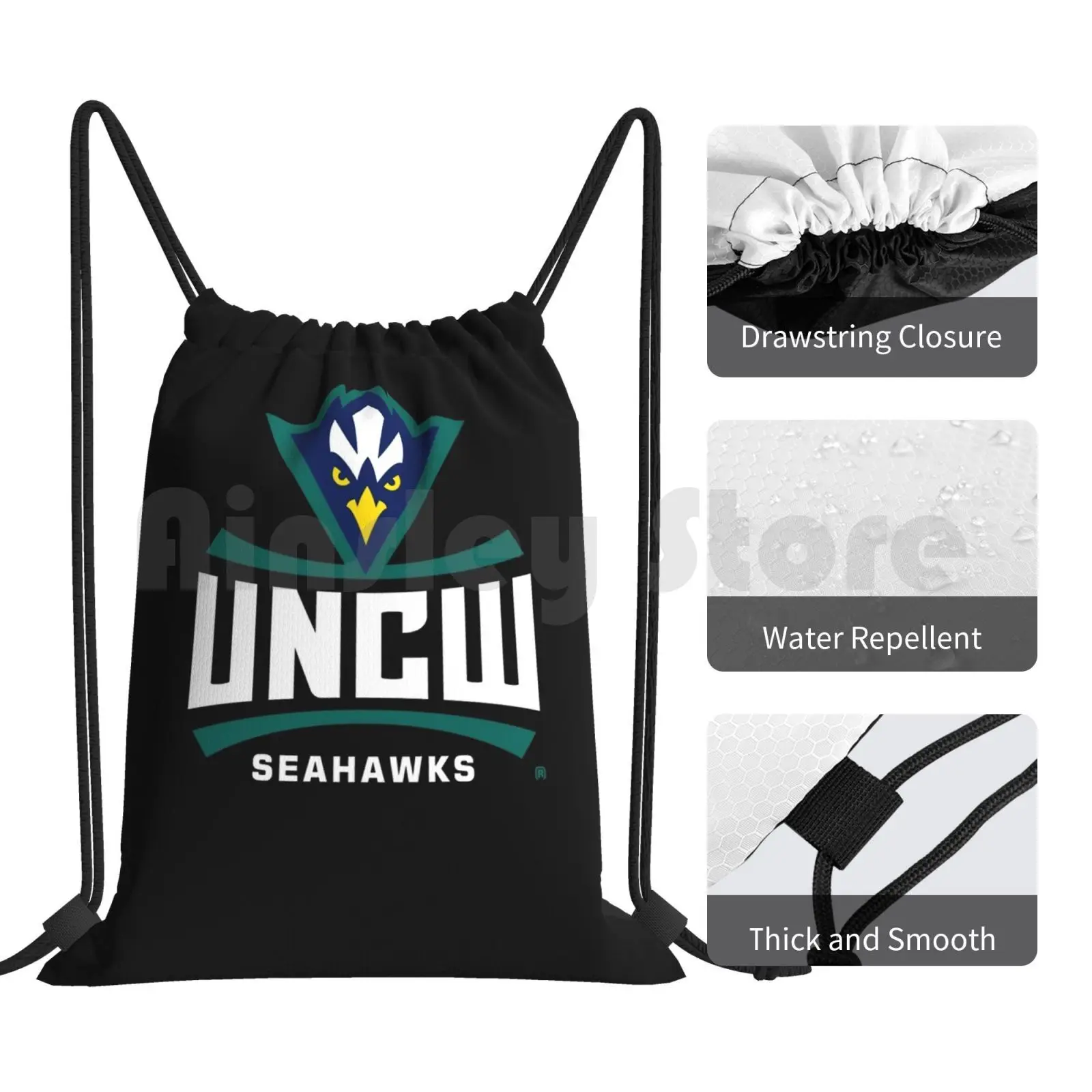 Женский спортивный рюкзак Uncw Seahawks Ppncw014 сумка на шнурке для верховой езды