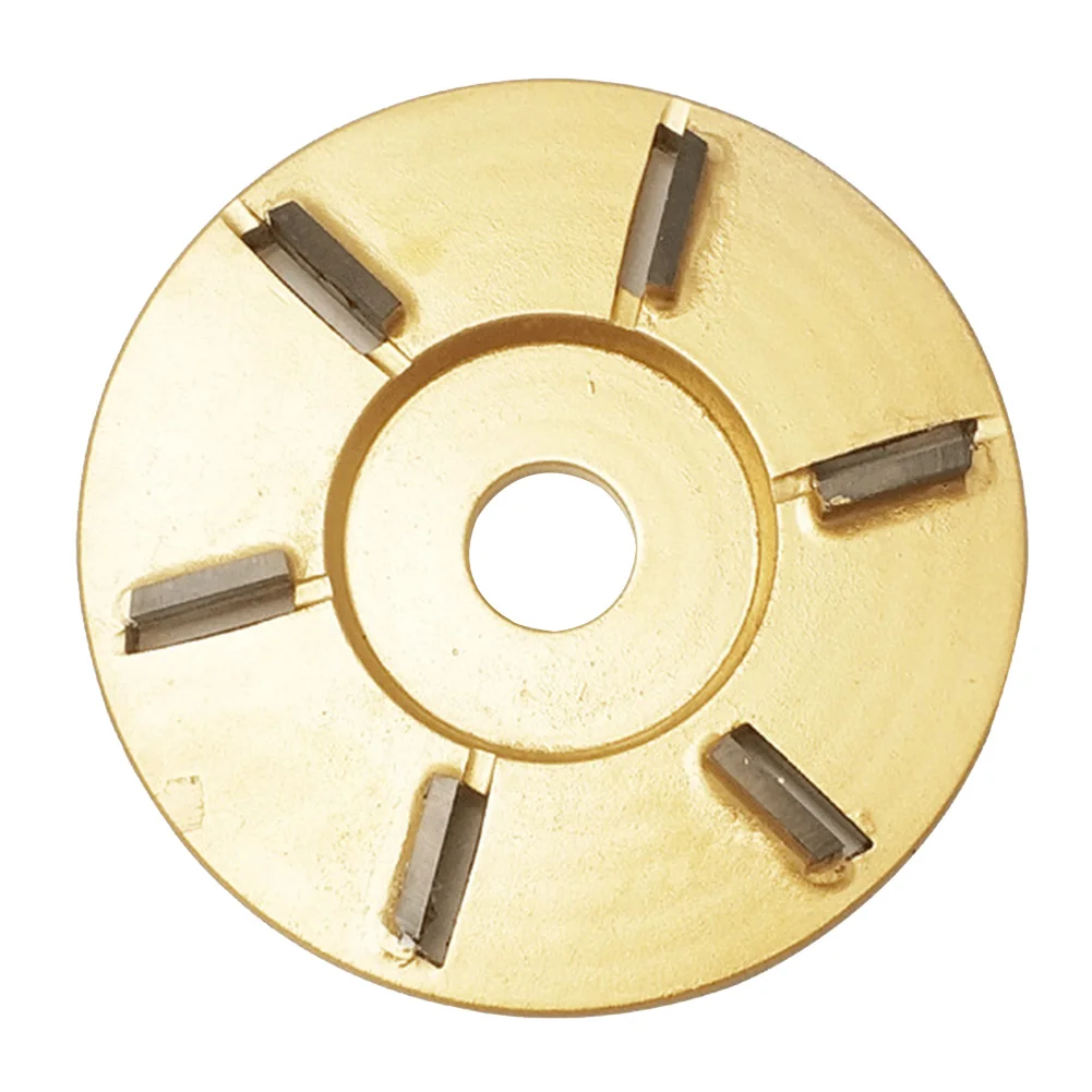 

90mm For Angle Grinder Practical Carpenter Woodworking Attachment Root Carving Milling Cutter Tool Six Teeth Durable Accessories