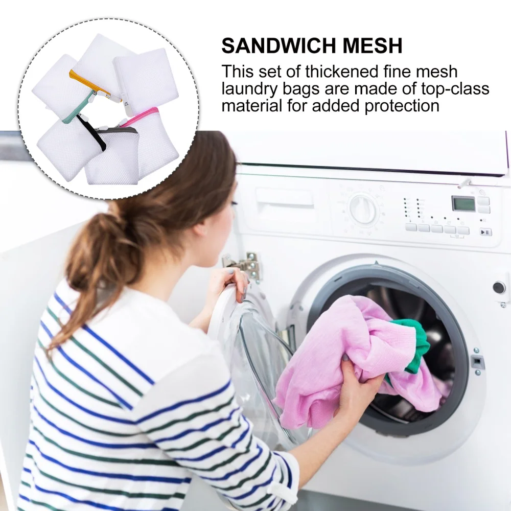 

6pcs Laundry Bags Travel Storage Organizer Pouches for Delicates Bras Underwear