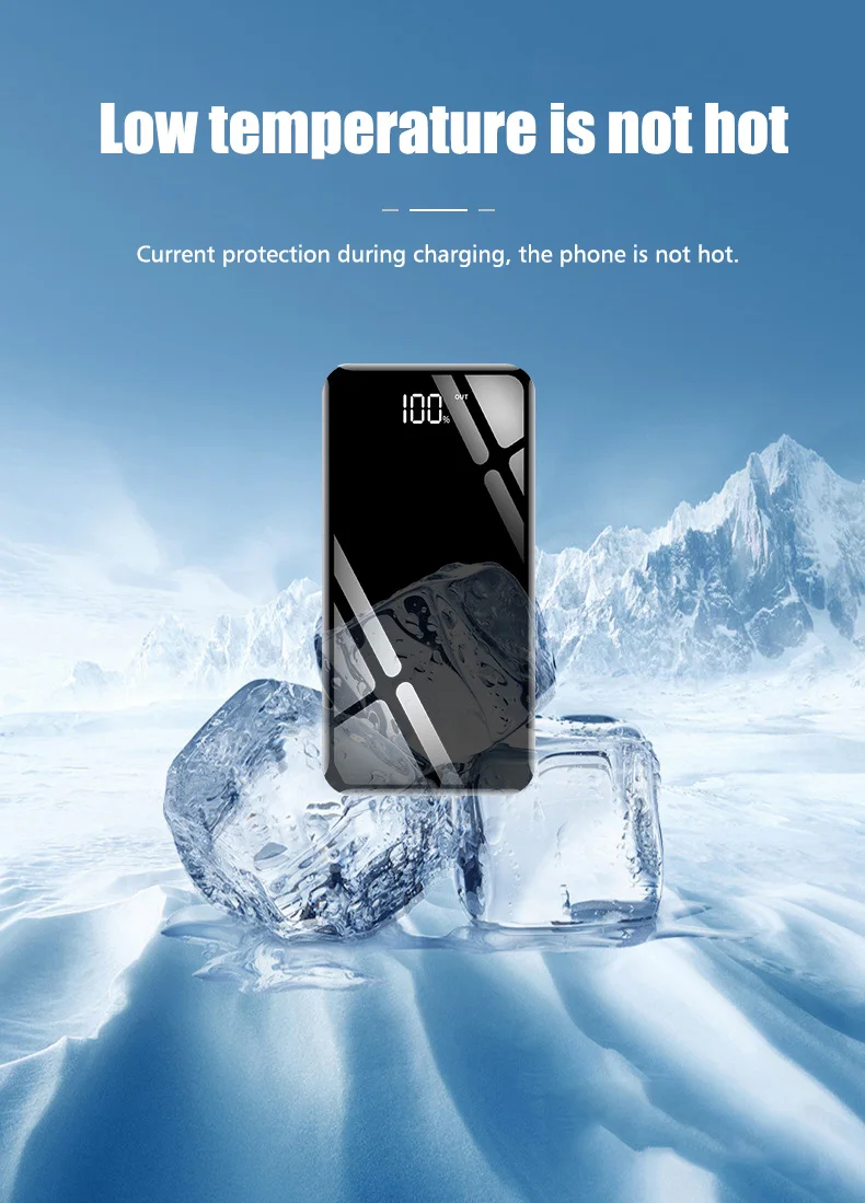 Внешний аккумулятор, 20000 мА/ч, портативное зарядное устройство для samsung Xiaomi Mi, мобильный внешний аккумулятор, внешний аккумулятор, 20000 мА/ч, повербанк