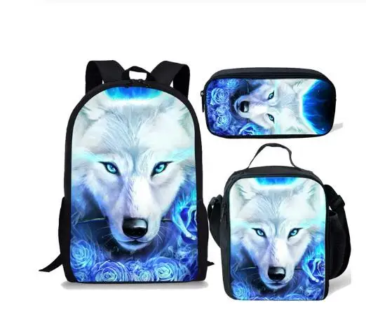 Новый комплект из 3 предметов рюкзак для девочек и мальчиков фиолетовая