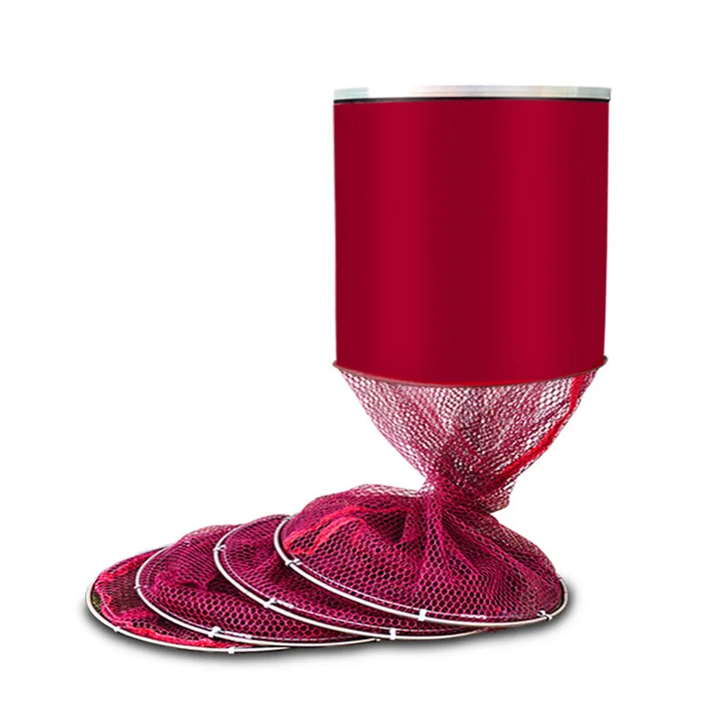 Фольгированный с рыбой корзинка для кольца край быстросохнущая сеть ловли