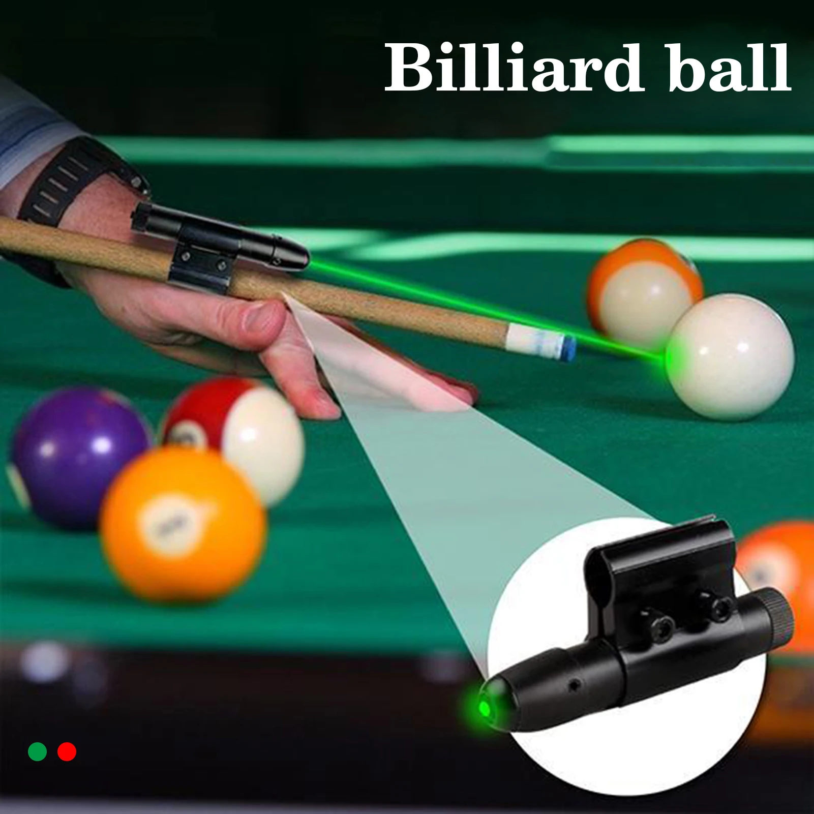 

Snooker Aiming Guide Billiard Sight Auxiliary Collimation Training Device Pool Cue Practice Aid Corrector Improve Tool PUZ777