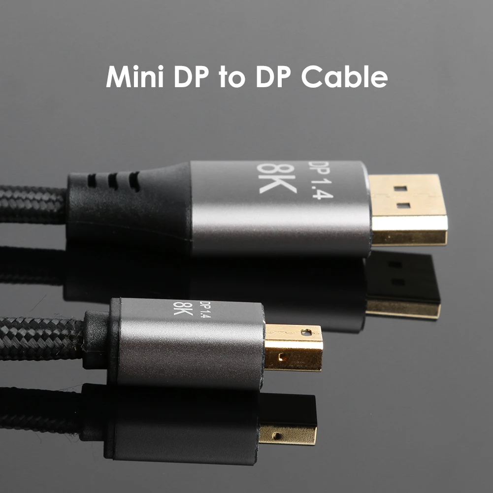 Мини DP к кабелям дисплей B0305 8K/60Hz порт 1 4 адаптер шнур аудио кабель Шнур микрофон